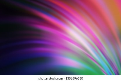 Dark Purple, Pink vector blurred pattern. Glitter abstract illustration with gradient design. Background for a cell phone.