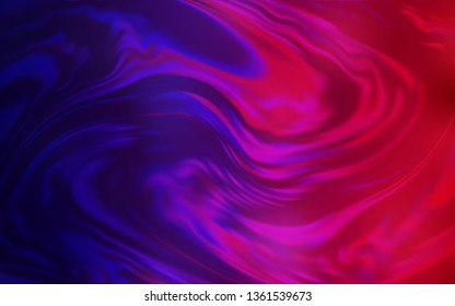 Dark Purple, Pink vector blurred bright template. Glitter abstract illustration with gradient design. New style design for your brand book.