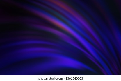 Dark Purple, Pink vector blurred bright pattern. Glitter abstract illustration with gradient design. Blurred design for your web site.