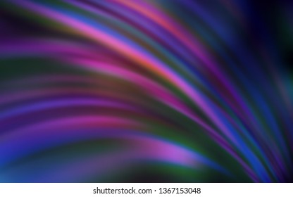 Dark Purple, Pink vector blurred shine abstract template. Colorful illustration in abstract style with gradient. Background for a cell phone.