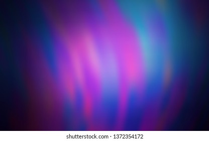 Dark Purple, Pink vector blurred bright pattern. Glitter abstract illustration with gradient design. Completely new design for your business.