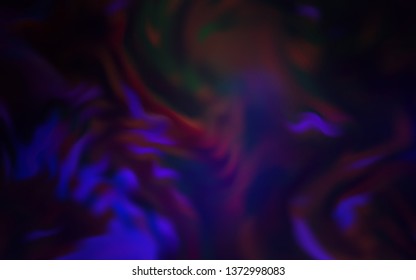 Dark Purple, Pink vector blurred shine abstract template. Glitter abstract illustration with gradient design. The best blurred design for your business.