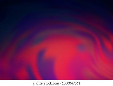 Dark Purple, Pink vector blurred and colored background. A vague abstract illustration with gradient. A completely new design for your business.