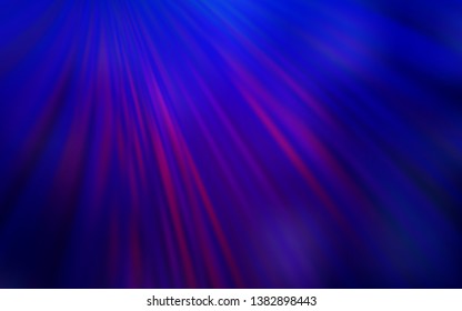 Dark Purple, Pink vector blurred bright template. Modern abstract illustration with gradient. Background for designs.