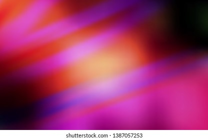 Dark Purple, Pink vector blurred bright template. An elegant bright illustration with gradient. Blurred design for your web site.