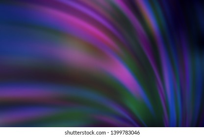 Dark Purple, Pink vector blurred shine abstract texture. Abstract colorful illustration with gradient. New way of your design.