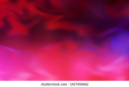 Dark Purple, Pink vector blurred shine abstract template. Shining colored illustration in smart style. New design for your business.