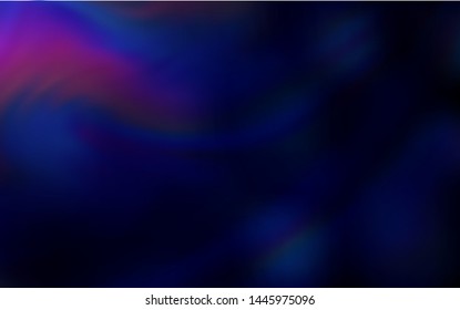 Dark Purple, Pink vector blurred bright texture. Abstract colorful illustration with gradient. Elegant background for a brand book.