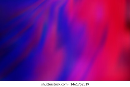 Dark Purple, Pink vector blurred pattern. Creative illustration in halftone style with gradient. Background for a cell phone.