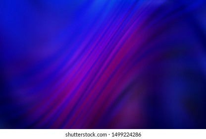 Dark Purple, Pink vector blurred bright pattern. Glitter abstract illustration with gradient design. Completely new design for your business.