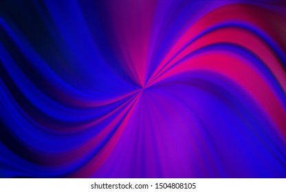 Dark Purple, Pink vector blurred shine abstract texture. Colorful abstract illustration with gradient. New way of your design.