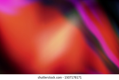 Dark Purple, Pink vector blurred shine abstract template. Modern abstract illustration with gradient. The best blurred design for your business.