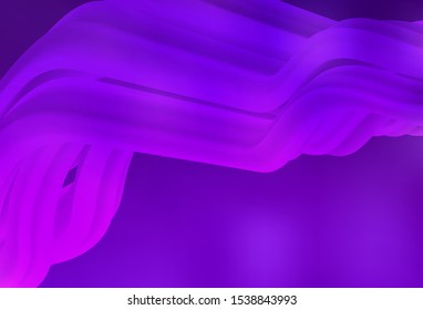 Dark Purple, Pink vector blurred shine abstract template. Creative illustration in halftone style with gradient. Background for a cell phone.