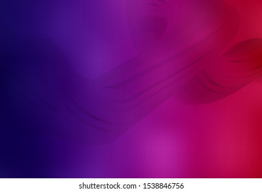 Dark Purple, Pink vector blurred shine abstract background. Glitter abstract illustration with gradient design. Background for a cell phone.