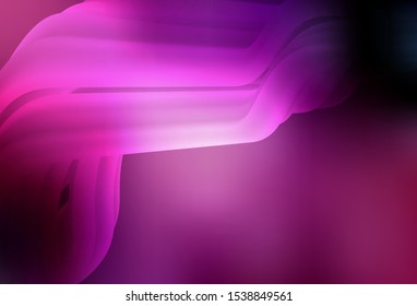 Dark Purple, Pink vector blurred pattern. A completely new colored illustration in blur style. Background for designs.