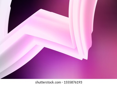 Dark Purple, Pink vector blurred background. An elegant bright illustration with gradient. Completely new design for your business.