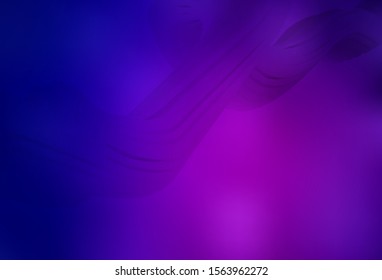 Dark Purple, Pink vector blurred bright pattern. A completely new colored illustration in blur style. Blurred design for your web site.