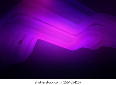 Dark Purple, Pink vector blurred bright pattern. Colorful illustration in abstract style with gradient. Elegant background for a brand book.