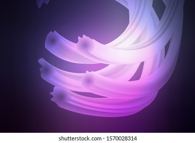 Dark Purple, Pink vector blurred template. New colored illustration in blur style with gradient. New style design for your brand book.