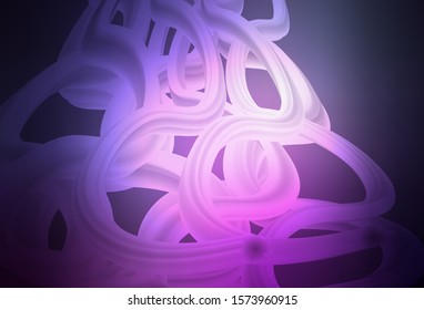 Dark Purple, Pink vector blurred shine abstract texture. Colorful abstract illustration with gradient. Background for designs.