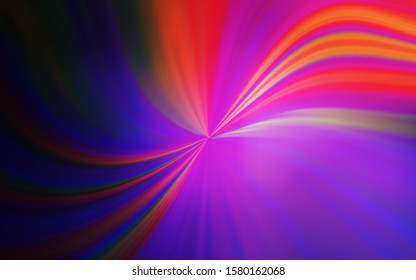 Dark Purple, Pink vector blurred shine abstract template. Modern abstract illustration with gradient. New way of your design.