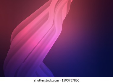 Dark Purple, Pink vector blurred shine abstract template. A completely new colored illustration in blur style. Elegant background for a brand book.