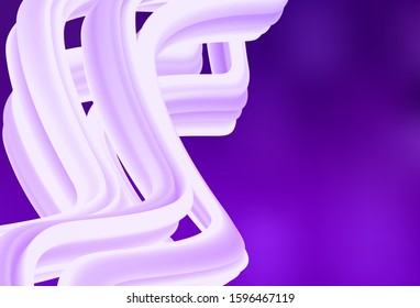 Dark Purple, Pink vector blurred template. Shining colorful illustration in smart style. New way of your design.