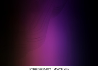 Dark Purple, Pink vector blurred bright texture. An elegant bright illustration with gradient. Completely new design for your business.