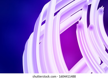 Dark Purple, Pink vector blurred bright texture. Modern abstract illustration with gradient. Completely new design for your business.