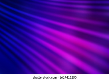 Dark Purple, Pink vector blurred and colored pattern. New colored illustration in blur style with gradient. New style design for your brand book.