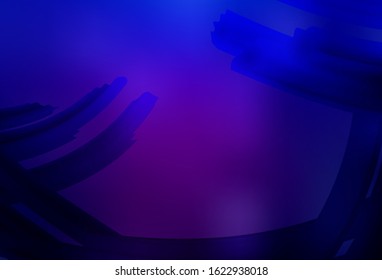 Dark Purple, Pink vector blurred and colored pattern. An elegant bright illustration with gradient. Elegant background for a brand book.