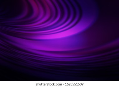 Dark Purple, Pink vector blurred shine abstract background. Colorful illustration in abstract style with gradient. Background for designs.