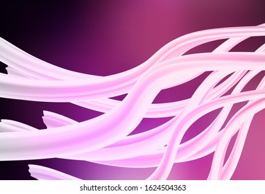 Dark Purple, Pink vector blurred background. Shining colorful illustration in smart style. New way of your design.