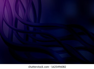 Dark Purple, Pink vector blurred template. Colorful illustration in abstract style with gradient. New style for your business design.