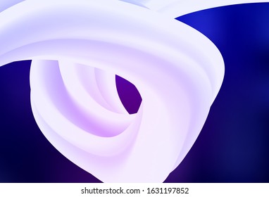 Dark Purple, Pink vector blurred shine abstract template. An elegant bright illustration with gradient. The best blurred design for your business.