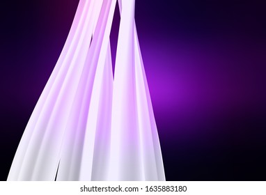 Dark Purple, Pink vector blurred background. Colorful abstract illustration with gradient. Elegant background for a brand book.