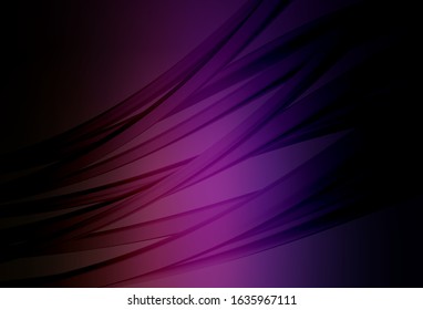 Dark Purple, Pink vector blurred background. An elegant bright illustration with gradient. The best blurred design for your business.