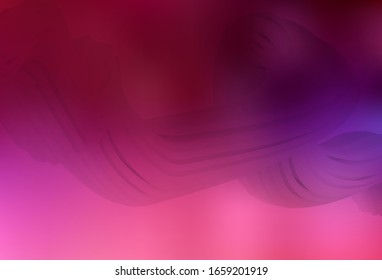 Dark Purple, Pink vector blurred pattern. Colorful abstract illustration with gradient. Blurred design for your web site.