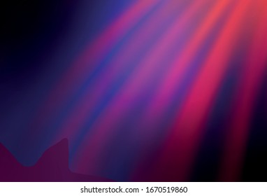 Dark Purple, Pink vector blurred bright pattern. Glitter abstract illustration with gradient design. New way of your design.