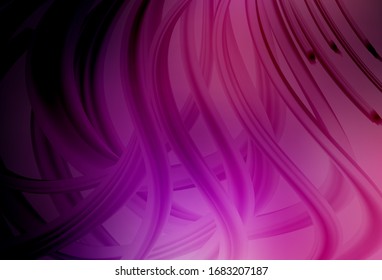 Dark Purple, Pink vector blurred shine abstract template. New colored illustration in blur style with gradient. New style design for your brand book.