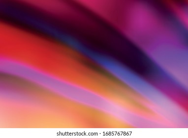 Dark Purple, Pink vector blurred template. Shining colorful illustration in smart style. The best blurred design for your business.