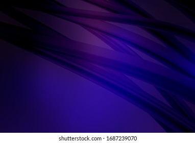 Dark Purple, Pink vector blurred shine abstract template. A completely new colored illustration in blur style. Background for a cell phone.