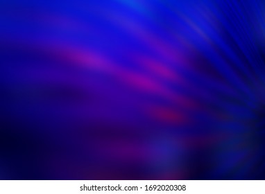 Dark Purple, Pink vector blurred template. Glitter abstract illustration with gradient design. Completely new design for your business.