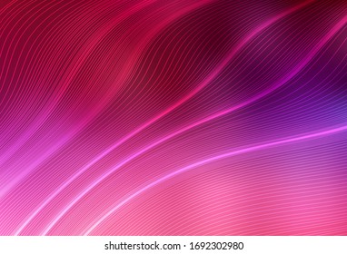 Dark Purple, Pink vector blurred pattern. An elegant bright illustration with gradient. The best blurred design for your business.
