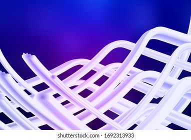 Dark Purple, Pink vector blurred template. Colorful abstract illustration with gradient. The best blurred design for your business.