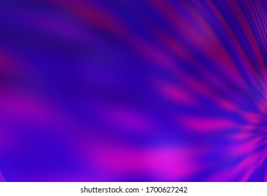 Dark Purple, Pink vector blurred bright texture. Colorful abstract illustration with gradient. New design for your business.