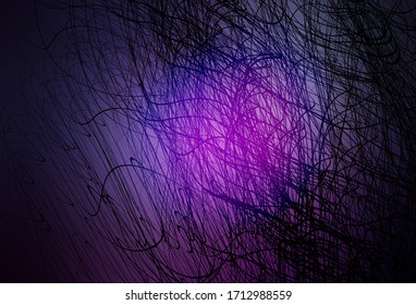 Púrpura Oscura, vector rosa difuminado brillo de textura abstracta. Una ilustración de color completamente nueva en un estilo borroso. Antecedentes elegantes para un libro de marca.