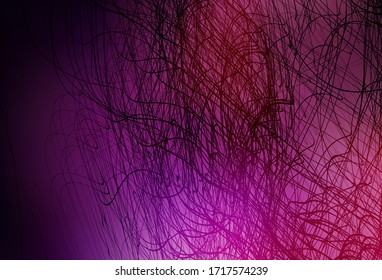 Dunkelviolett, rosafarbene Vektorillustration unscharf helles Muster. Farbige abstrakte Illustration mit Farbverlauf. Neues Design für Ihr Markenbuch.