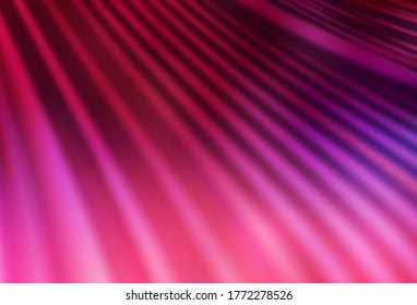 Dark Purple, Pink vector blurred template. A completely new colored illustration in blur style. New way of your design.