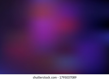 Dark Purple, Pink vector blurred bright template. Abstract colorful illustration with gradient. The best blurred design for your business.